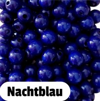 Holzperlen 10mm nachtblau7